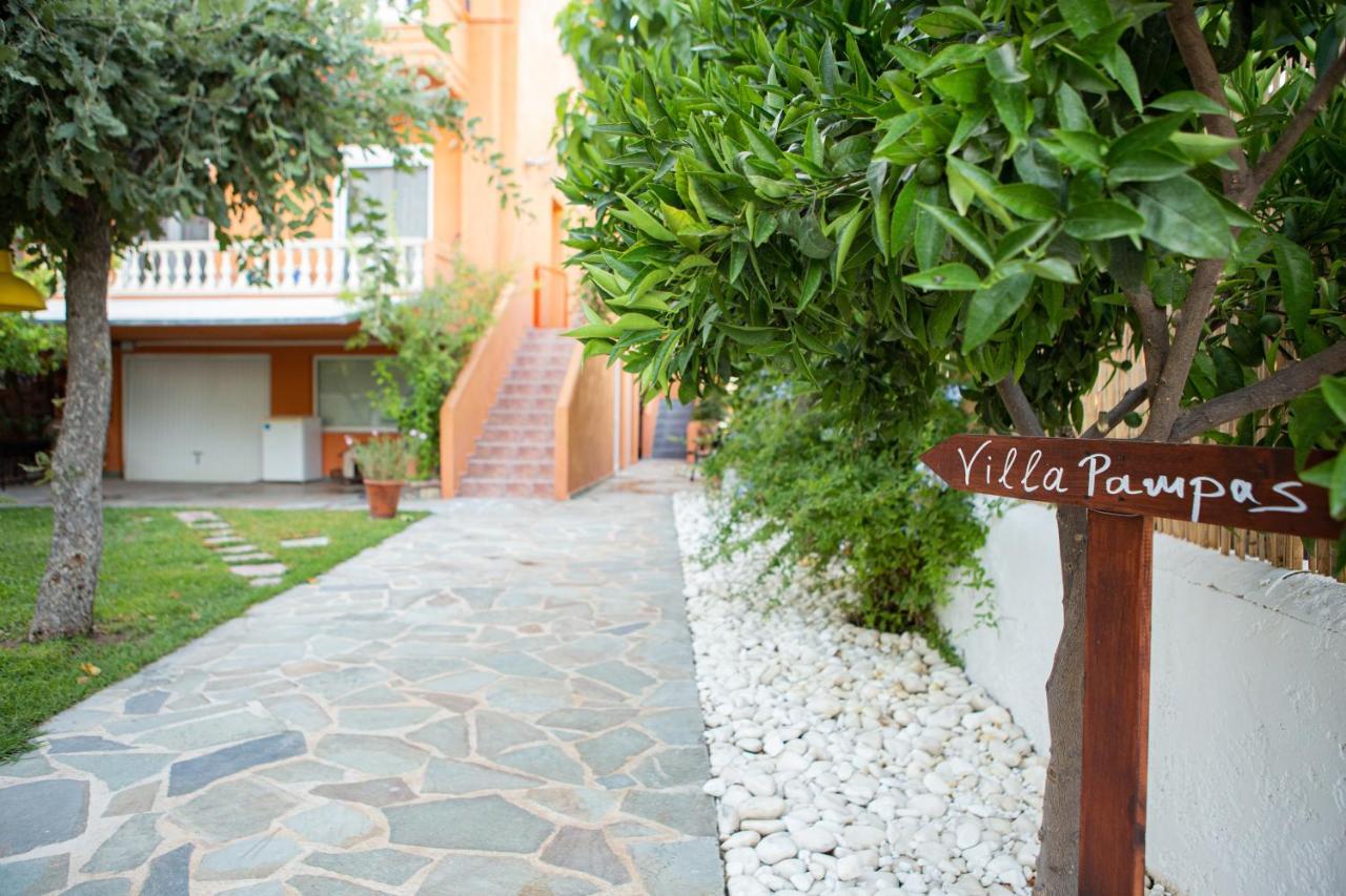Pampas Seafront Villa, 6 Bedrooms, North Evvoia Kanatádhika 외부 사진