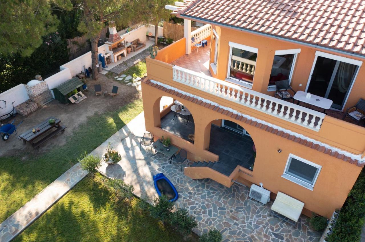 Pampas Seafront Villa, 6 Bedrooms, North Evvoia Kanatádhika 외부 사진