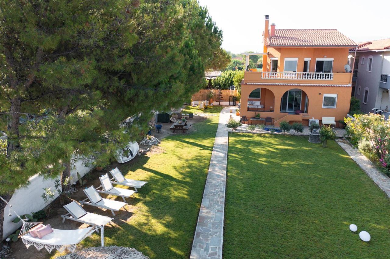 Pampas Seafront Villa, 6 Bedrooms, North Evvoia Kanatádhika 외부 사진
