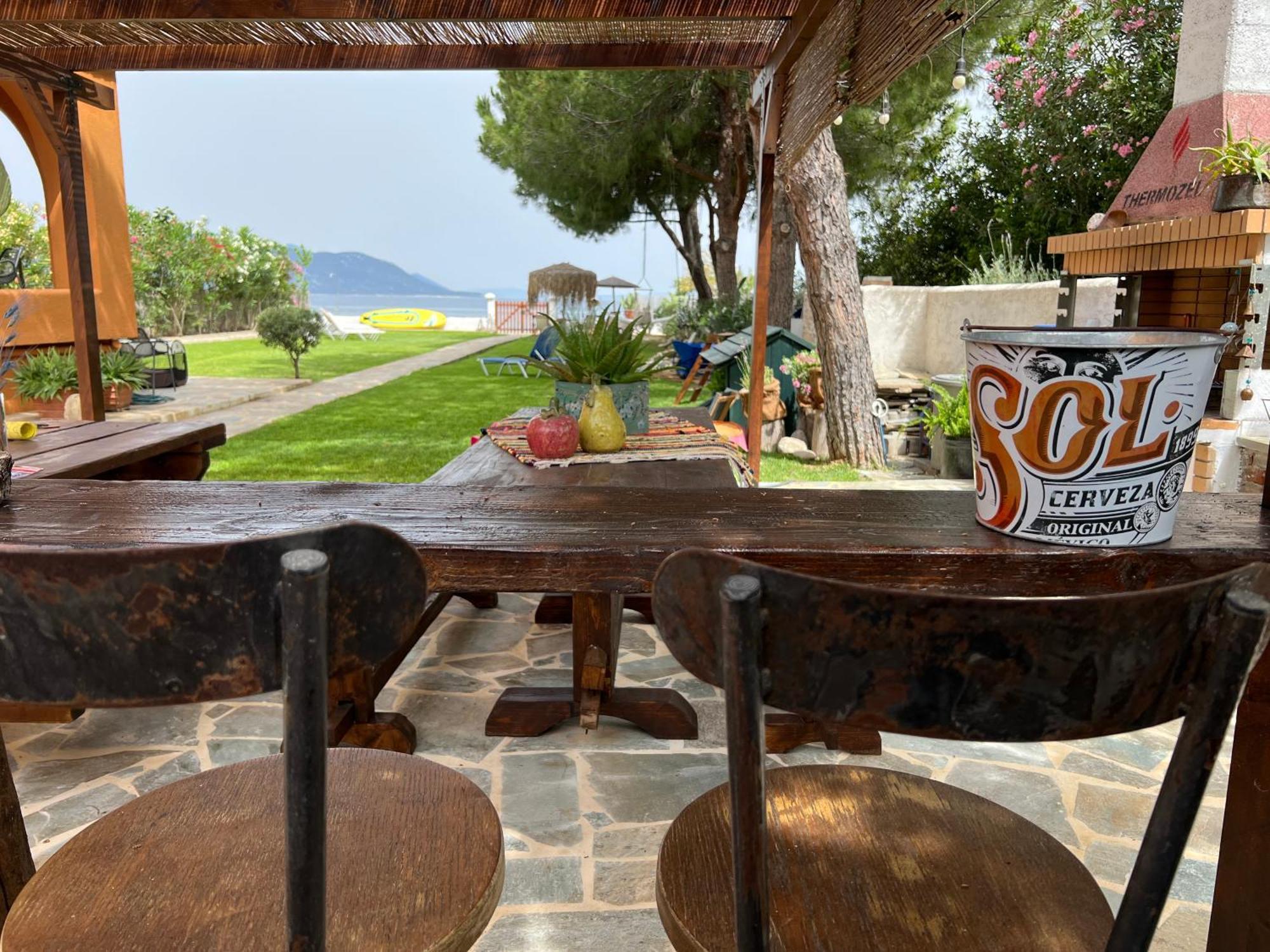 Pampas Seafront Villa, 6 Bedrooms, North Evvoia Kanatádhika 외부 사진
